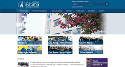 Desktop Screenshot of colegiofatima.com.br